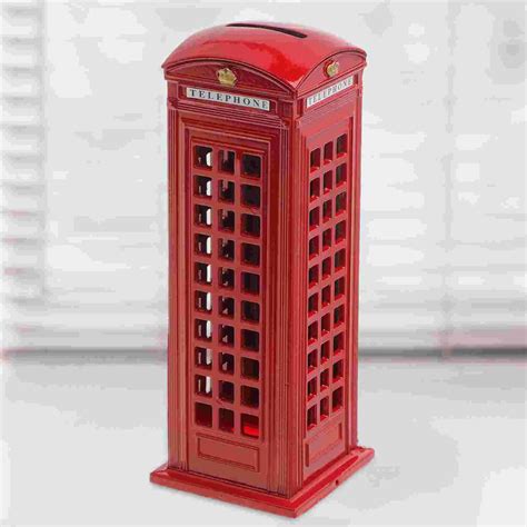 Red Telephone Booth Piggy Bank, London Piggy Bank,Postal 